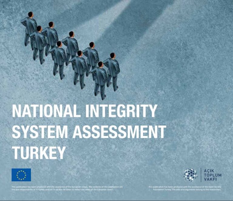 Turkey’s National Integrity System Assessment has been released